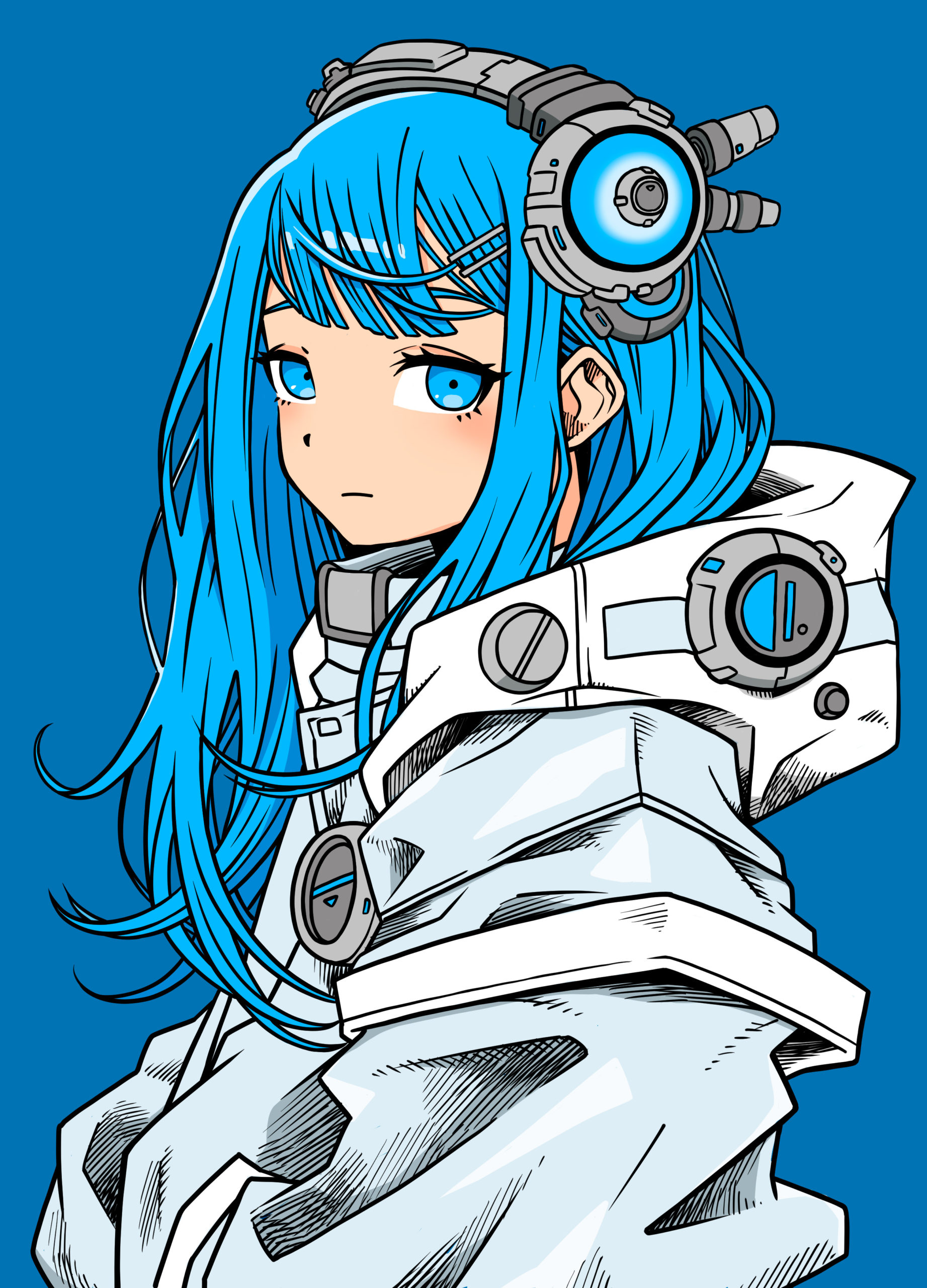 BLUE GEAR GIRL